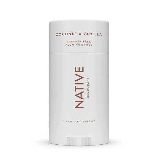 Deodorant Contains Naturally Derived Ingredients, 72 Hour Odor Control | Deodorant for Women and Men, Aluminum Free with Baking Soda, Coconut Oil and Shea Butter | Coconut & Vanilla